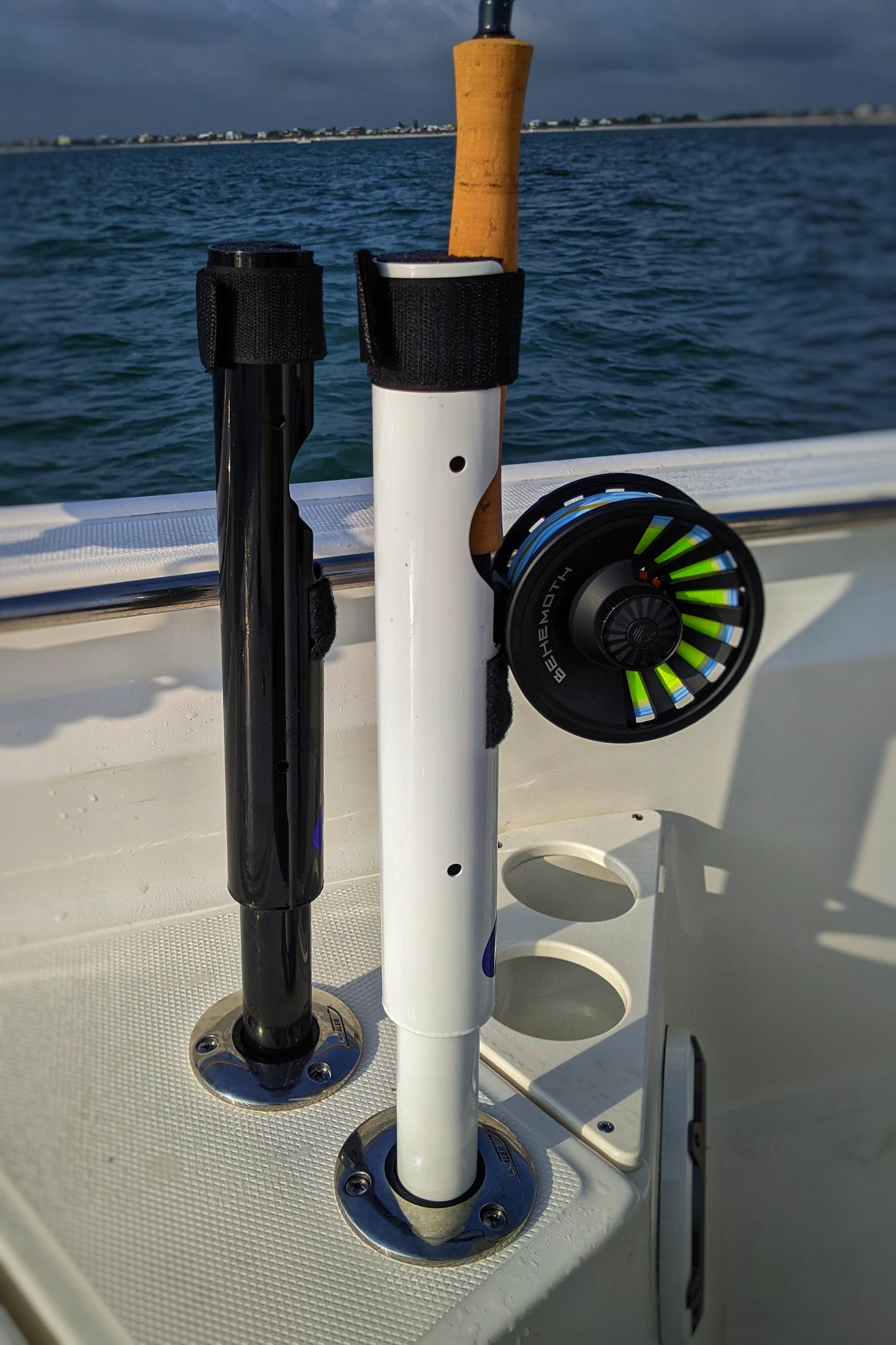 MyBeauty Adjustable Stainless Steel Fishing Rod Pole Ground Holder